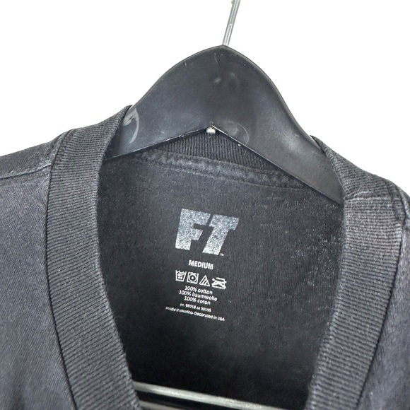 Mens Y2K FT All Over Print Streetwear Center Logo Graphic Shirt Size M - Picture 6 of 7